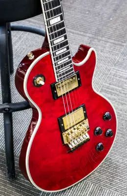 Epiphone - Alex Lifeson Les Paul Axcess Quilt - Ruby Red 2